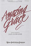 Amazing Grace SATB choral sheet music cover Thumbnail